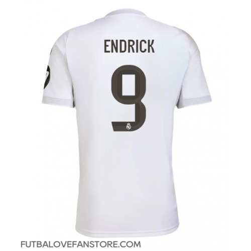 Real Madrid Endrick #9 Domáci futbalový dres 2025-26 Krátky Rukáv Real Madrid Endrick #9 Domáci futbalový dres 2025-26 Krátky Rukáv